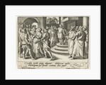 Susanna guided to the right place by Crispijn van de Passe I