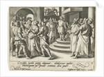 Susanna guided to the right place by Crispijn van de Passe I
