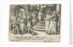 Susanna guided to the right place by Crispijn van de Passe I