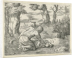 Simson find honey in the dead lion by Cornelis Massijs
