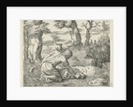 Simson find honey in the dead lion by Cornelis Massijs