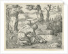Simson find honey in the dead lion by Cornelis Massijs