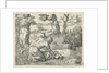 Simson find honey in the dead lion by Cornelis Massijs