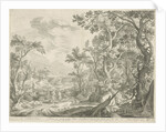 Jacob and the men of Haran at the well by Claes Jansz. Visscher II