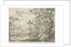 Jacob and the men of Haran at the well by Claes Jansz. Visscher II