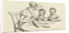 Woman and two children by Jacob Ernst Marcus