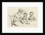 Woman and two children by Jacob Ernst Marcus