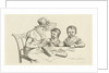 Woman and two children by Jacob Ernst Marcus