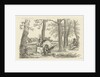 Figures among trees by Jacob Ernst Marcus