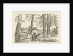 Figures among trees by Jacob Ernst Marcus