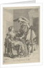 Man offers woman a coin by Cornelis Danckerts