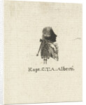 Silhouette Portrait of Captain Alberti by Hendrik Willem Caspari