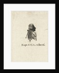 Silhouette Portrait of Captain Alberti by Hendrik Willem Caspari