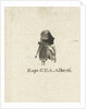 Silhouette Portrait of Captain Alberti by Hendrik Willem Caspari