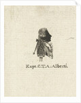 Silhouette Portrait of Captain Alberti by Hendrik Willem Caspari