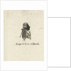 Silhouette Portrait of Captain Alberti by Hendrik Willem Caspari
