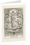 Maria on the crescent moon by Anonymous
