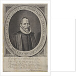 Portrait of Godefridus Udemans by Joannes Sarragon