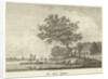 River view from the shore of the IJssel The Netherlands by Carel Frederik Bendorp I