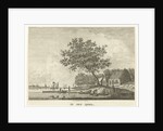 River view from the shore of the IJssel The Netherlands by Carel Frederik Bendorp I
