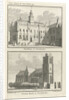 View of the city hall of Dordrecht by Jan Caspar Philips