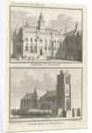 View of the city hall of Dordrecht by Jan Caspar Philips