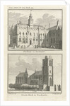 View of the city hall of Dordrecht by Jan Caspar Philips