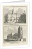 View of the city hall of Dordrecht by Jan Caspar Philips