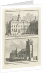 View of the city hall of Dordrecht by Jan Caspar Philips