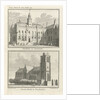 View of the city hall of Dordrecht by Jan Caspar Philips