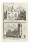 View of the city hall of Dordrecht by Jan Caspar Philips