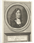Portrait of Thomas Bartholinus at the age of 61 years by Henrich Dittmers