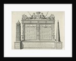 Table of tidal water of the Meuse and the Goereese Gat The Netherlands by Jan Caspar Philips