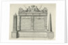 Table of tidal water of the Meuse and the Goereese Gat The Netherlands by Jan Caspar Philips