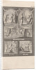 Sheet with five biblical scenes by Kuijper & van Vliet