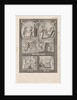 Sheet with five biblical scenes by Kuijper & van Vliet