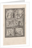 Sheet with five biblical scenes by Kuijper & van Vliet