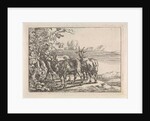 Goats at a vine by G. Quineau