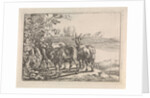 Goats at a vine by G. Quineau
