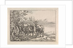 Goats at a vine by G. Quineau