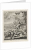 King Saul plunges in his sword by Jan Lamsvelt