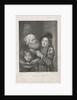 Two boys eating and an old man by Johannes Philippus Lange