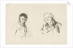 Portraits of Daniel Dupré and Christiaan Welmeer by Hendrik Willem Caspari