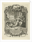 Cartouche with allegory of Jewish history by Jan Caspar Philips