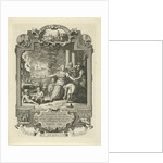 Cartouche with allegory of Jewish history by Jan Caspar Philips