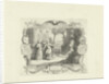 Vignette on the marriage of William de Neve Abrahamsz. and Geertruide de Bruin by Jan Caspar Philips