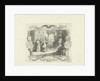 Vignette on the marriage of William de Neve Abrahamsz. and Geertruide de Bruin by Jan Caspar Philips