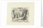Vignette on the marriage of William de Neve Abrahamsz. and Geertruide de Bruin by Jan Caspar Philips