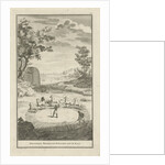 Hottentots threshing by Jan Caspar Philips