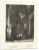 Service in a monastery by Johannes Bosboom